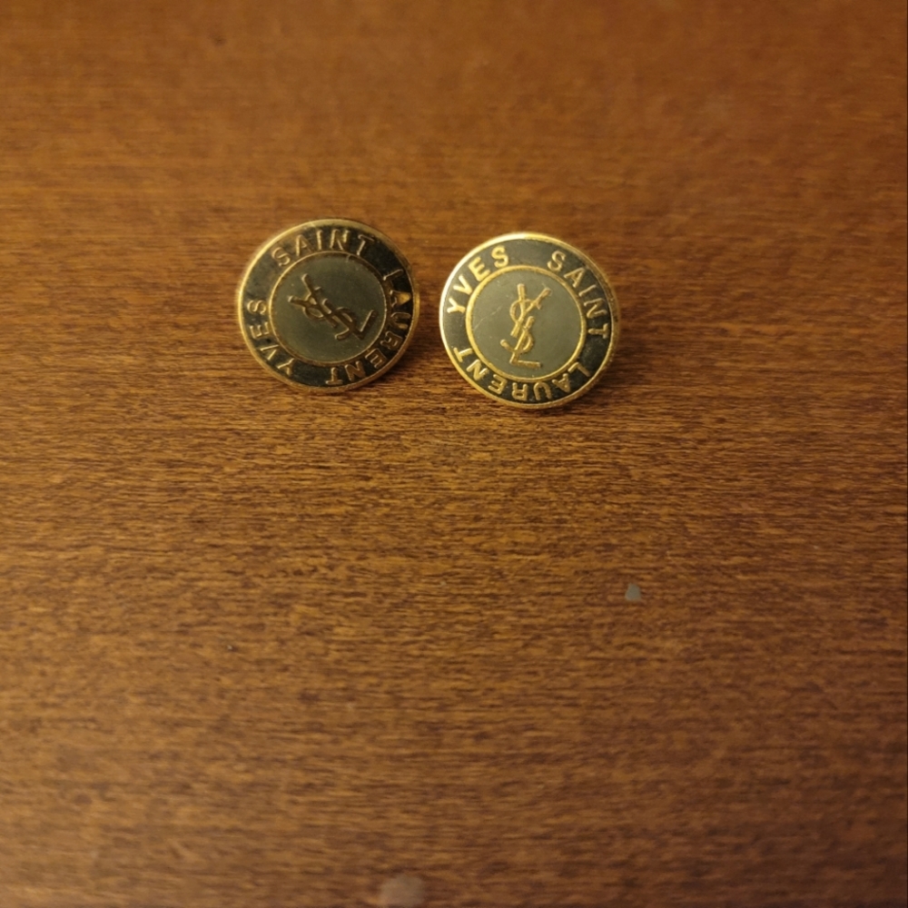 Repurposed YSL earrings